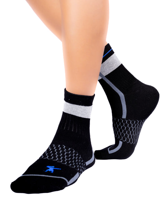 FL3PS007 Full Length Socks Tri-Pack • Honeycomb Arch Support System