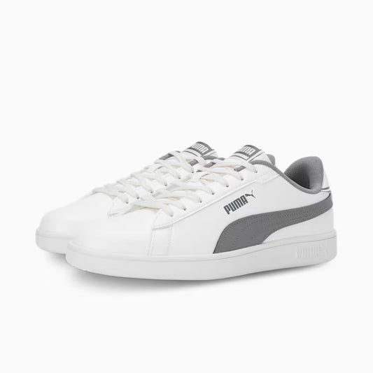 39712804 Puma Smash Pop Warm White-Stormy Slate