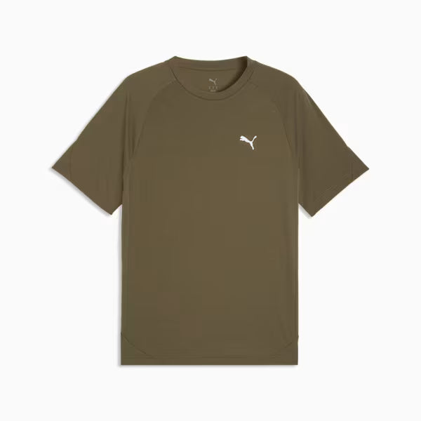 69218981 EVOSTRIPE Tee Loden Green