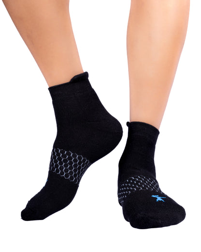 FL3PS009 Ankle Length Socks Tri-Pack • Honeycomb Arch Support System