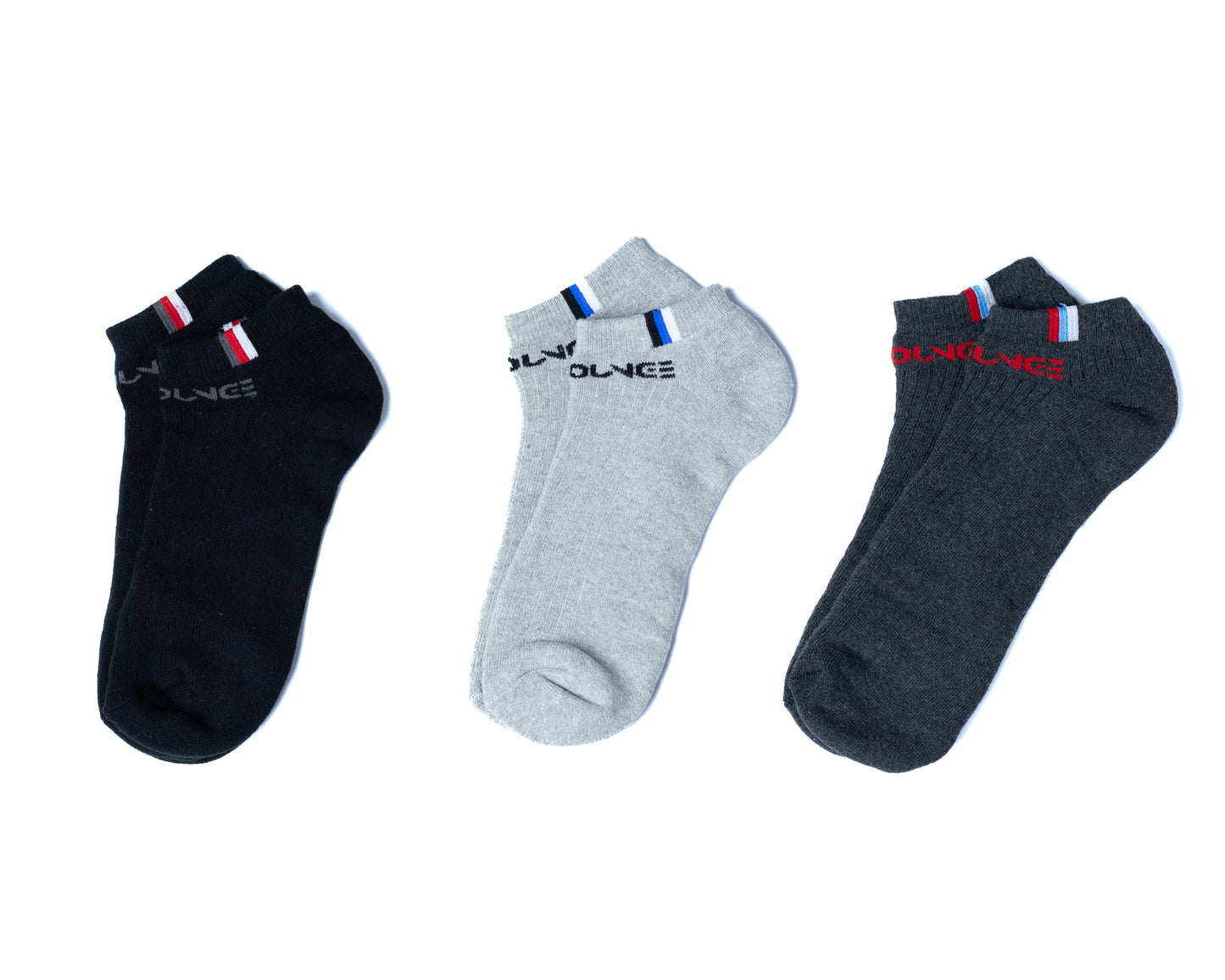 FL3PS003 Ankle Length Socks Tri-Pack