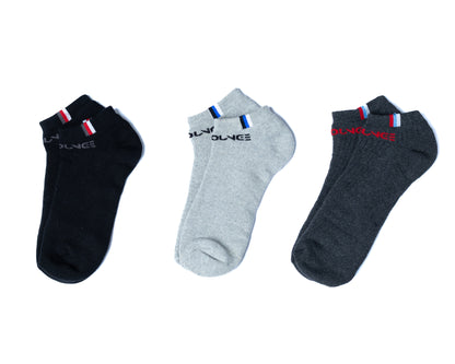 FL3PS003 Ankle Length Socks Tri-Pack