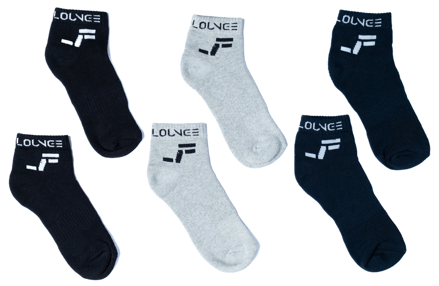 FL3PS001 Ankle Length Socks Tri-Pack