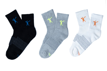 FL3PS008 Full Length Socks Tri-Pack • Honeycomb Arch Support System