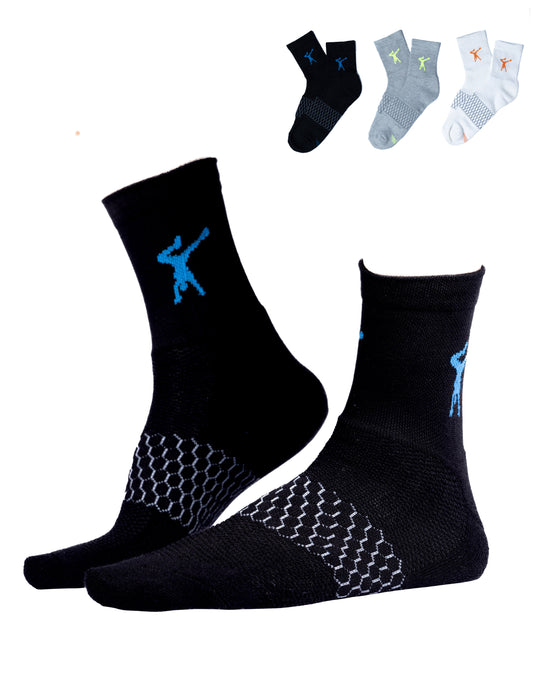 FL3PS008 Full Length Socks Tri-Pack • Honeycomb Arch Support System