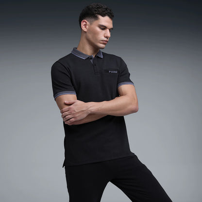 63657801 WARDROBE ESS Interlock Polo PUMA Black