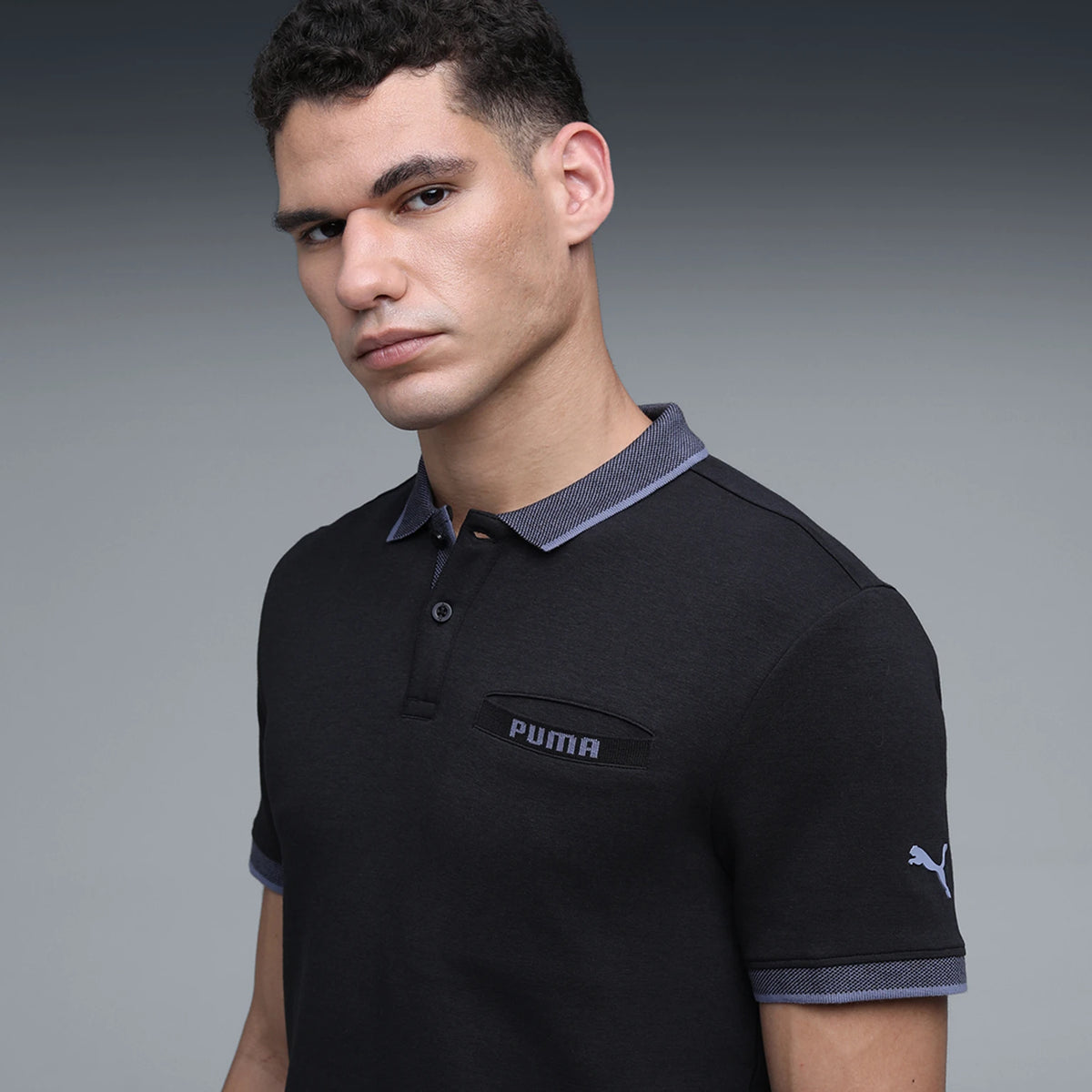 63657801 WARDROBE ESS Interlock Polo PUMA Black