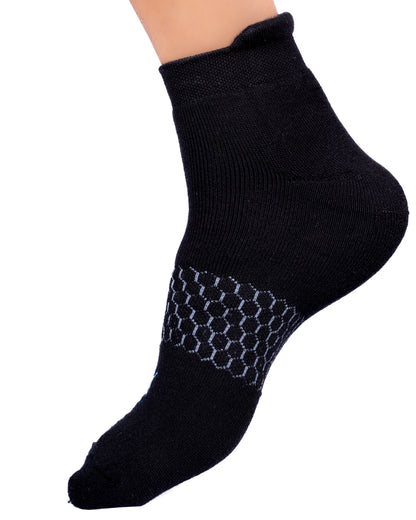 FL3PS009 Ankle Length Socks Tri-Pack • Honeycomb Arch Support System