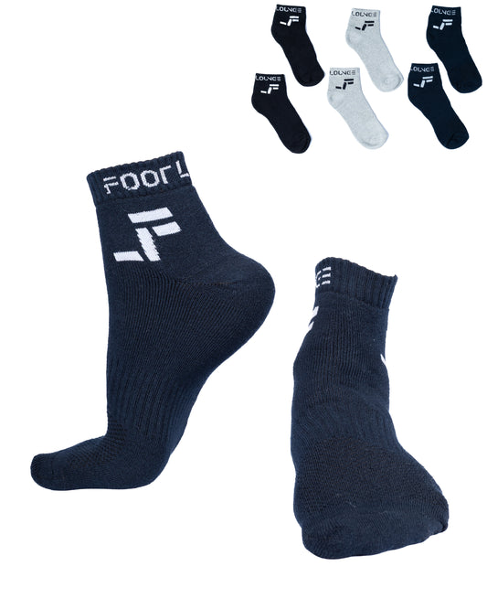 FL3PS001 Ankle Length Socks Tri-Pack