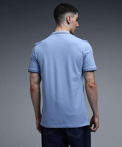 63413736 WARDROBE ESS Contrast Placket Polo Chamb
