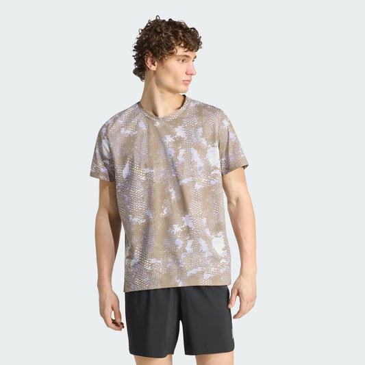 KG0465 ADI365 Running Animal Print Iconic T-Shirt