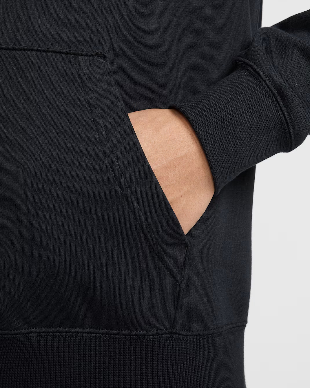 FN3885-010 Nike Club Men's Full-Zip French Terry Hoodie