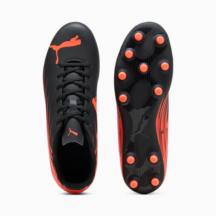 10849307 ATTACANTO II FG/AG Black-Glowing Red PUMA