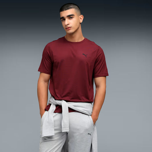 52781696 M CLOUDSPUN Elevated Tee Ruby Shimmer