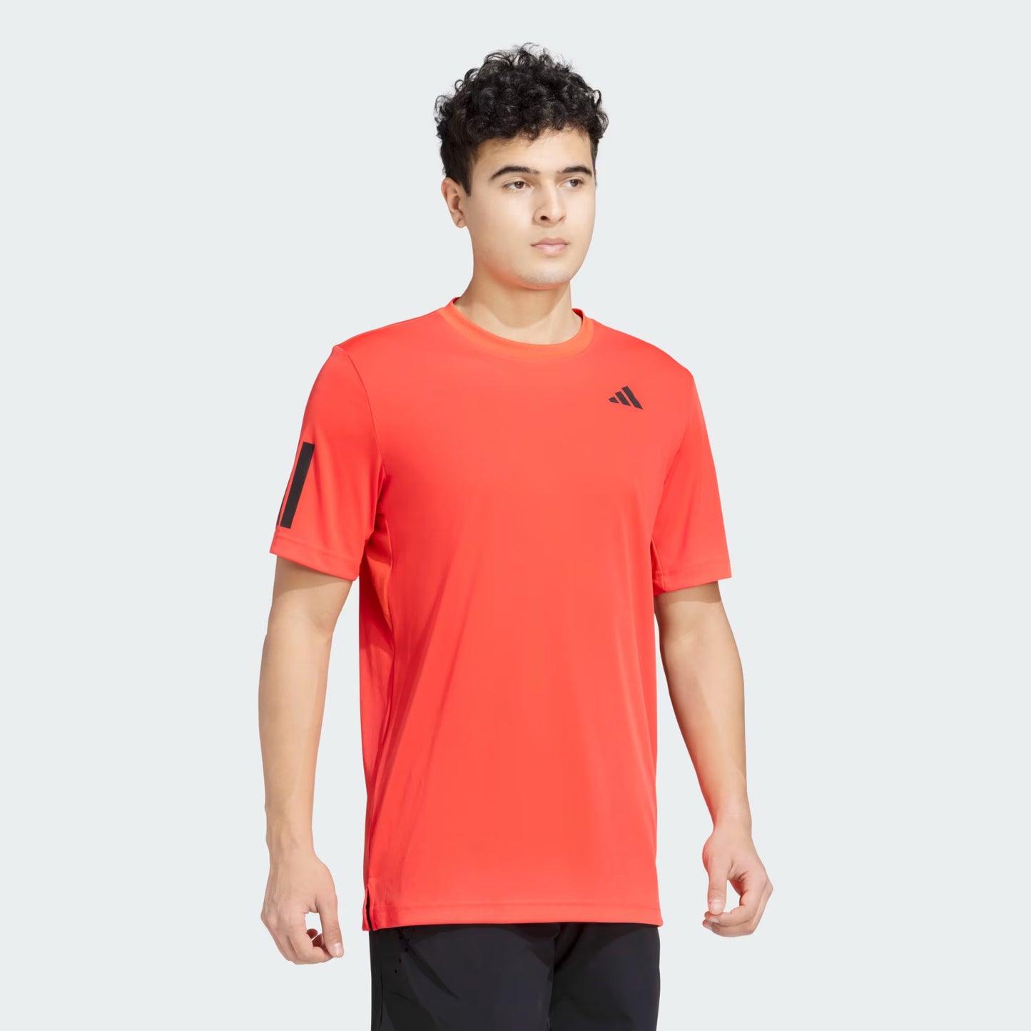 JX3204 Adidas Club 3 Stripes Tee