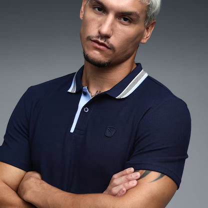 63885606 WARDROBE ESS Jacquard Collar Polo PUMA N