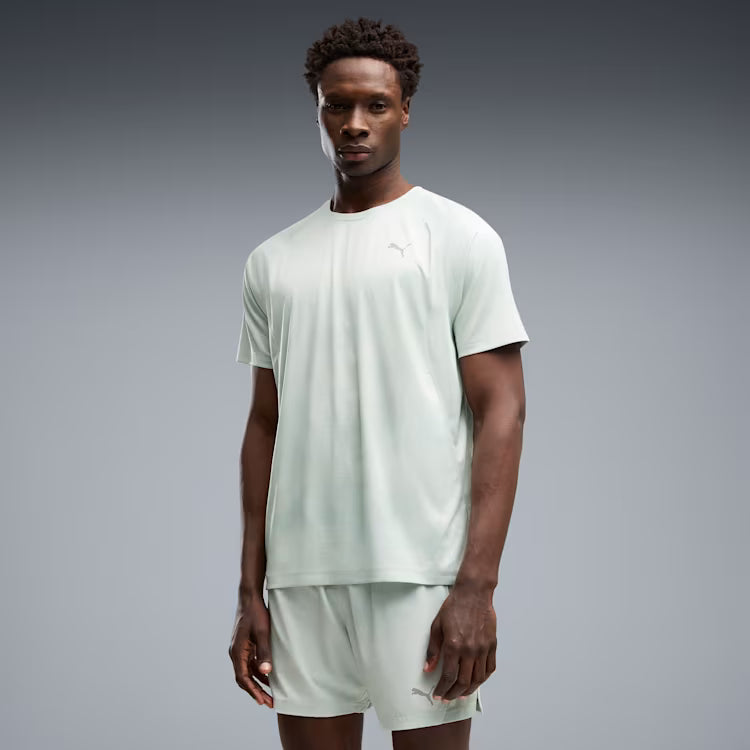 52841529 Run Velocity AOP Tee Creme De Mint