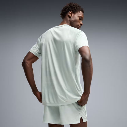 52841529 Run Velocity AOP Tee Creme De Mint