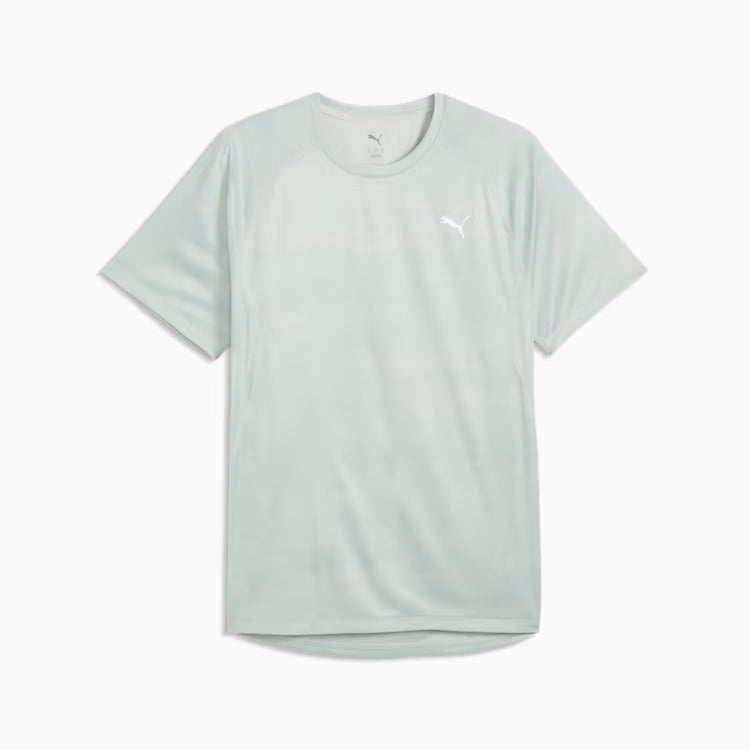 52841529 Run Velocity AOP Tee Creme De Mint