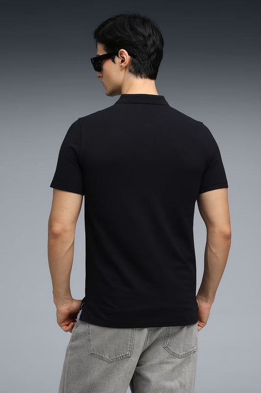 69128299 Basic Puma Logo Polo PUMA Black-Cool
