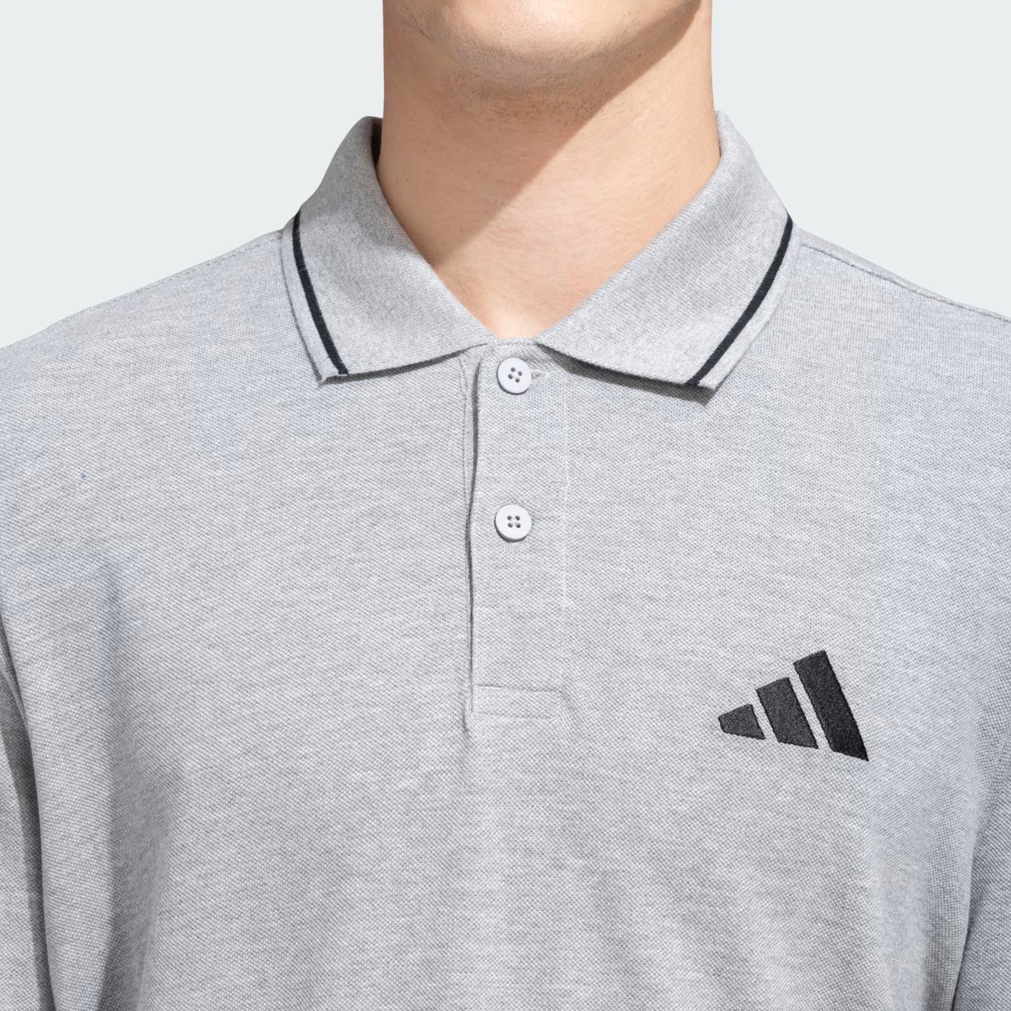 KE1761 Adidas Small Logo Pique Polo Shirt