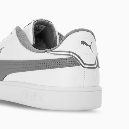 39712804 Puma Smash Pop Warm White-Stormy Slate