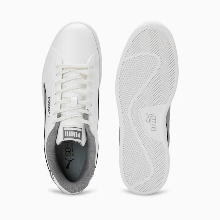 39712804 Puma Smash Pop Warm White-Stormy Slate