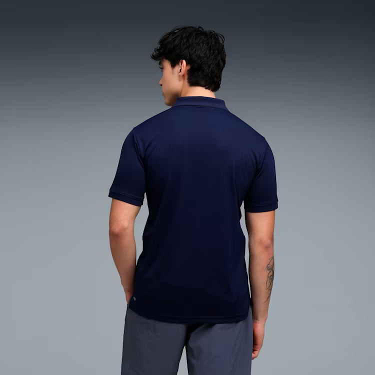 68901006 M TAD ESSENTIAL Jacquard Polo PUMA Navy