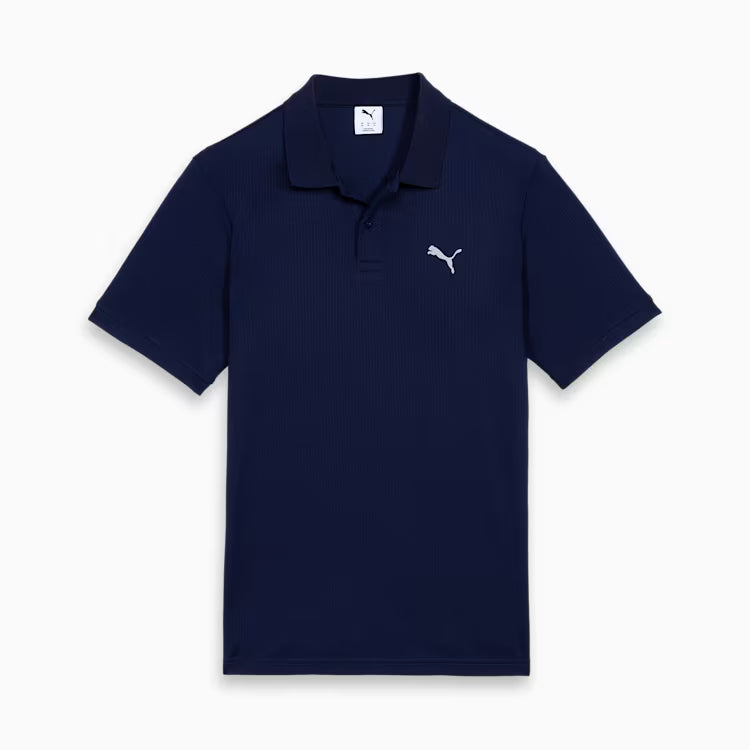 68901006 M TAD ESSENTIAL Jacquard Polo PUMA Navy