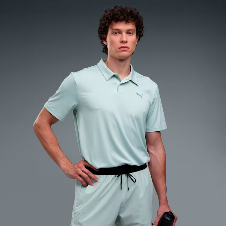 52974029 Puma TRAIN CLOUDSPUN POLO Creme De Mint-M