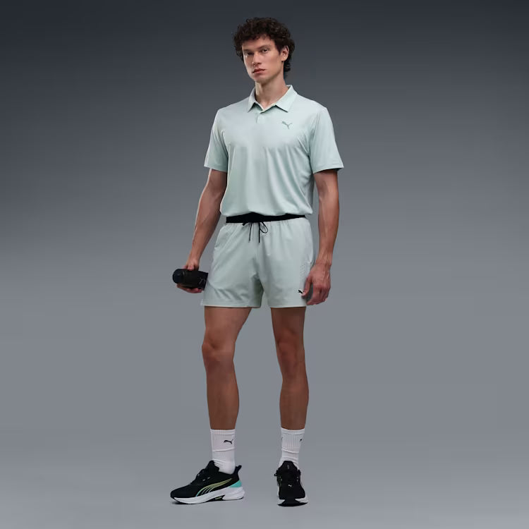 52974029 Puma TRAIN CLOUDSPUN POLO Creme De Mint-M