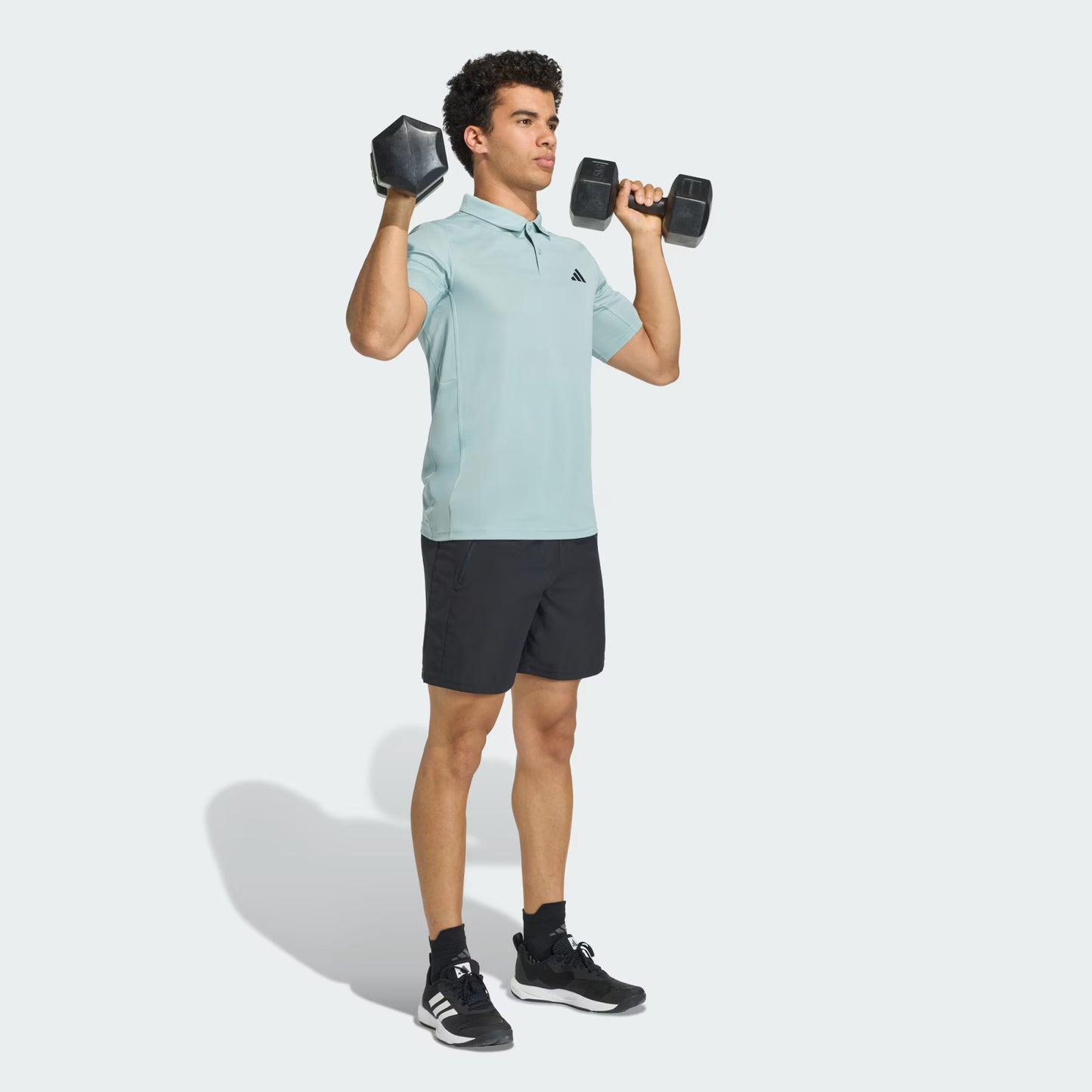 KD5438 Adidas WORKOUT ESSENTIALS BASE POLO SHIRT