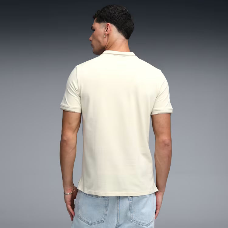 63413787 Puma Wardrobe Essentials Men's Contrast Polo T-shirt