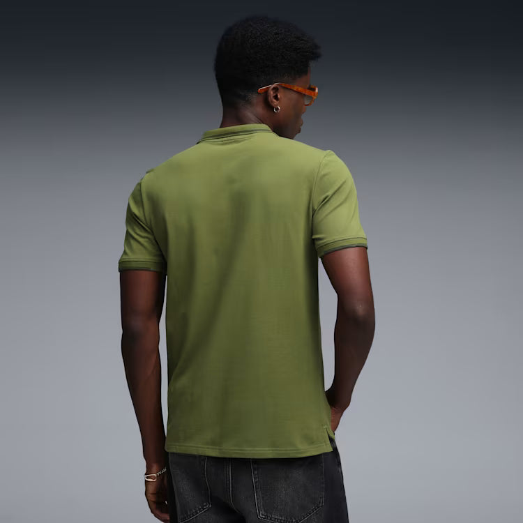 63413733 Puma Wardrobe Essentials Men's Contrast Polo T-shirt