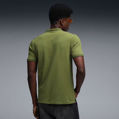 63413733 Puma Wardrobe Essentials Men's Contrast Polo T-shirt