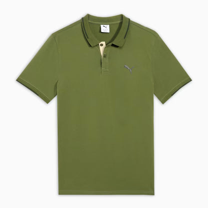 63413733 Puma Wardrobe Essentials Men's Contrast Polo T-shirt