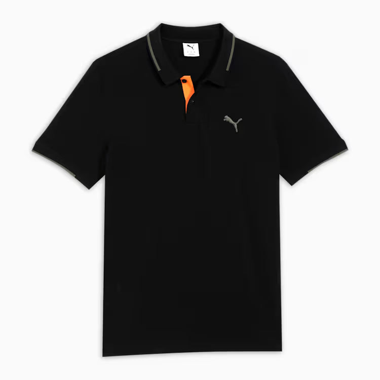 63413799 WARDROBE ESS Contrast Placket Polo Chamb
