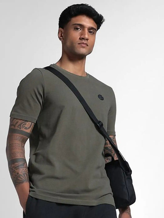 63262281-ELEVATED ESS Crew Neck Tee Loden Green