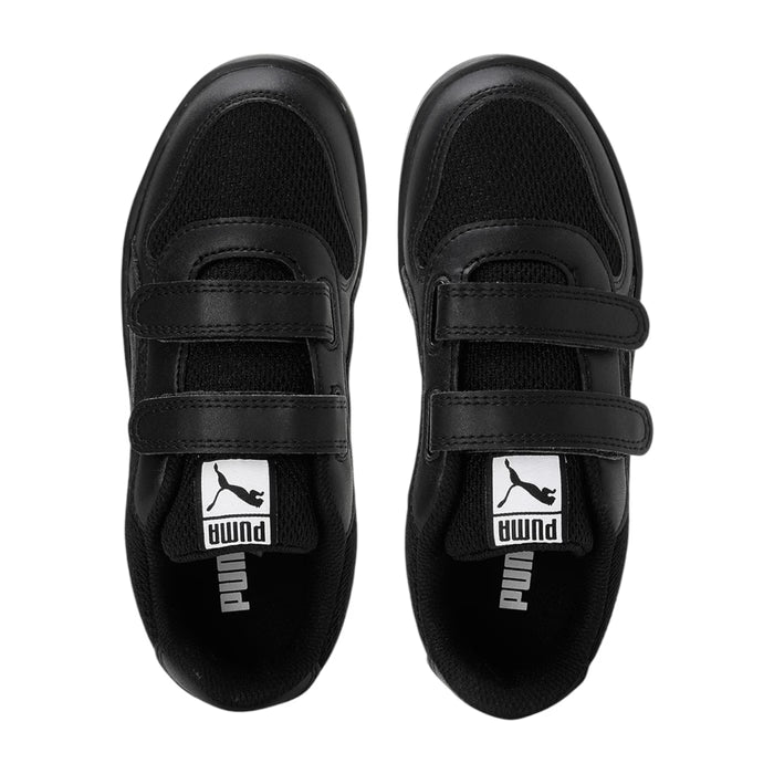 39613101 Puma Unisex Black Puma-Punch Comfort Jr School Shoes