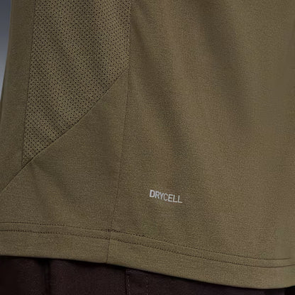69218981 EVOSTRIPE Tee Loden Green
