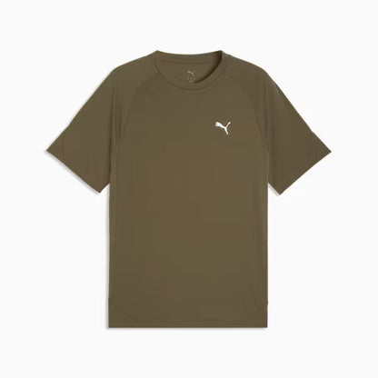 69218981 EVOSTRIPE Tee Loden Green