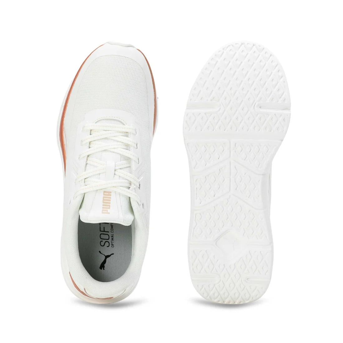 31113001 Puma Evoflex Womens Frosted Ivory-Toasted