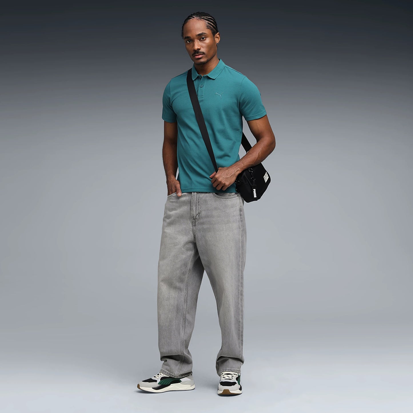 69128241 Essentials Basic Puma Logo Polo